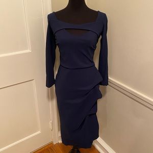Chiara Boni navy cutout dress, size 4